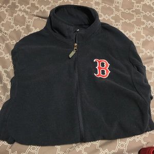 Ladies L Boston Red Sox full zip fleece